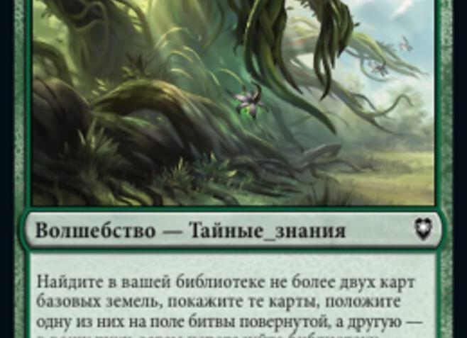На упавшей карте